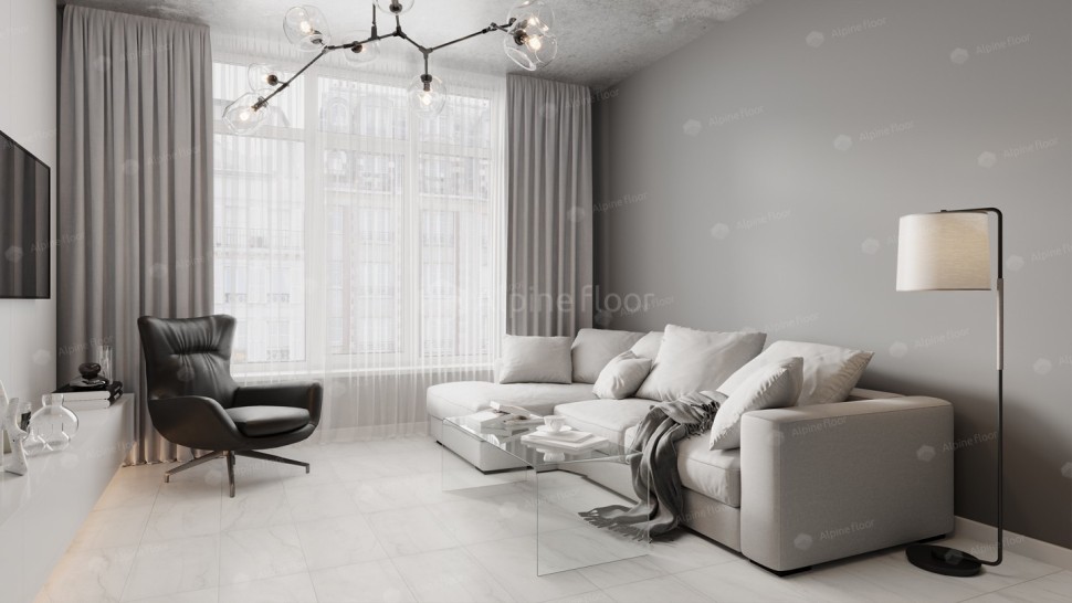 Виниловая плитка "Alpine Floor" Light Stone Брайс (608*303*2,5 мм) — купить в Челябинске