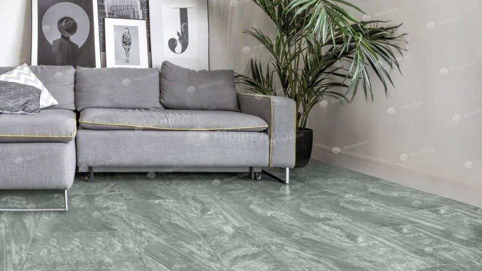 Виниловая плитка "Alpine Floor" Light Stone Хэмпшир (608*303*2,5 мм) — купить в Челябинске